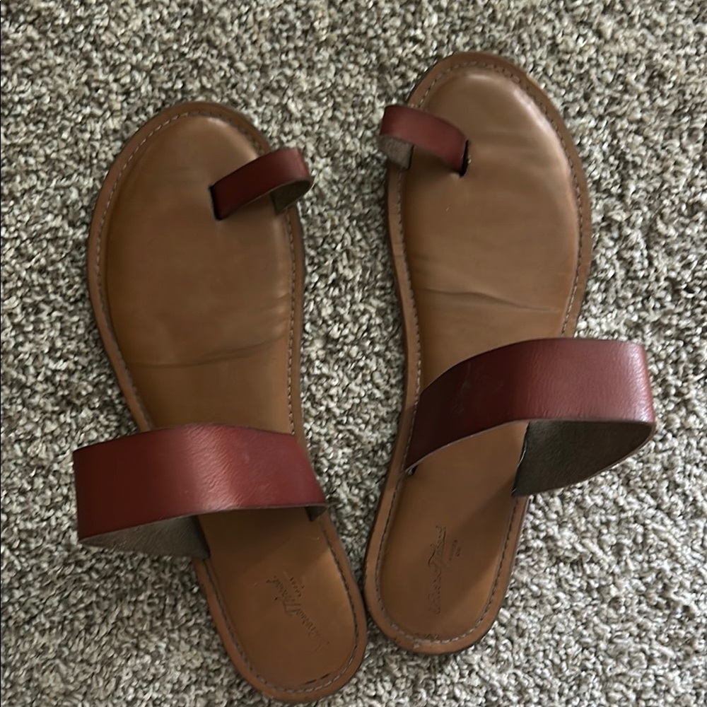 Brown Leather Sandals